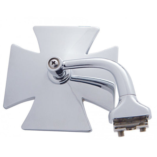 UPI Reproductions UPM1006 4" Maltese Cross Mirror w/ Curved Arm