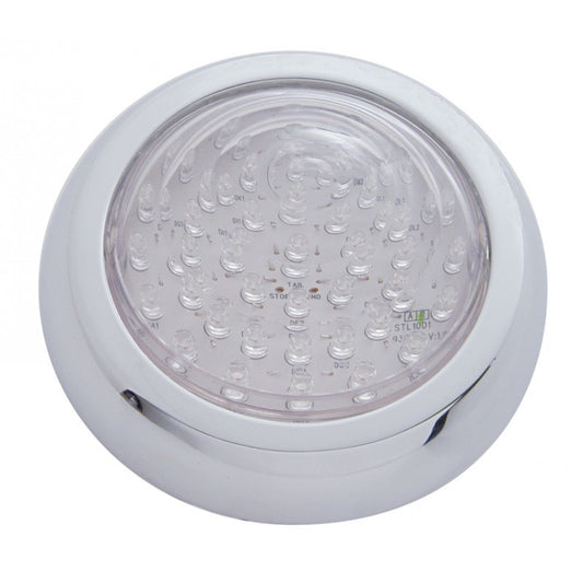 UPI Reproductions UPSTL1007LED Rear LED Tail Light Assembly Clear Lens suit 1950's Pontiac Style