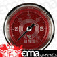 Classic Instruments V8RS118SHC V8 Red Steelie - Air Pressure Gauge Full Sweep 2-1/8"