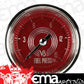 Classic Instruments V8RS145SHC V8 Red Steelie 2-1/8" Full Sweep Fuel Pressure