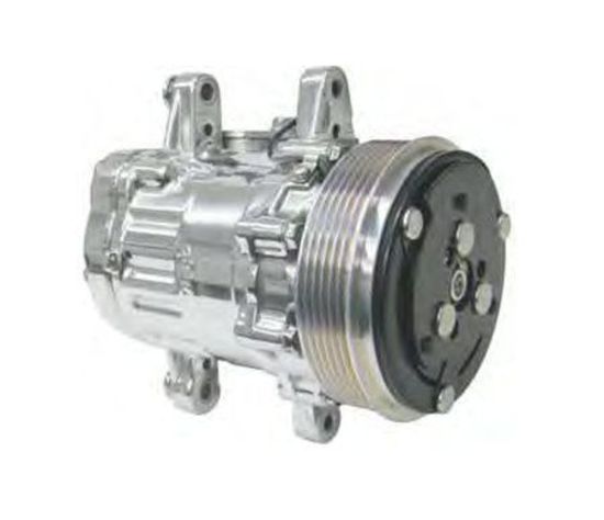 Vintage Air | VA04670-MTQ | Sd7 Belt Pulley A/C Compressor (Polished Finish)