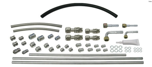 Vintage Air VA31201-VUQ 90¶ø Bulkhead Fitting Heater Hose Kit