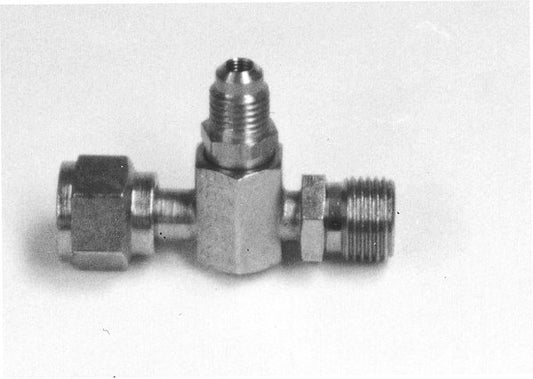 Vintage Air VA34098-VUG A/C 2-Way Bulkhead (-6 & -10 Male O-Ring)