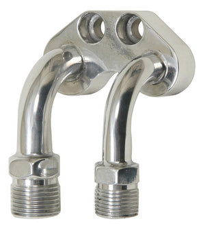 Vintage Air VA342311 A/C & Heater 4-Way Inline Bulkhead (-6 & -10 Male O-Ring 1.5" X 6.5")