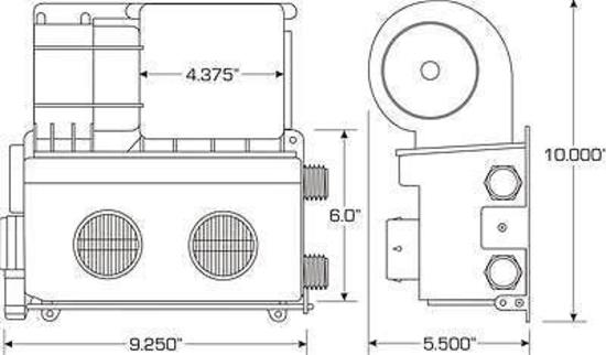 Vintage Air VA506101 Gen II Super Cooler Heat/Cool/Defrost Evaporator Kit