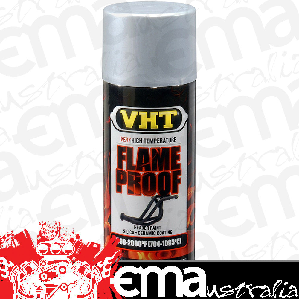 VHT Paints VHTSP106 Flame Proof Coating Spray Paint Flat Silver