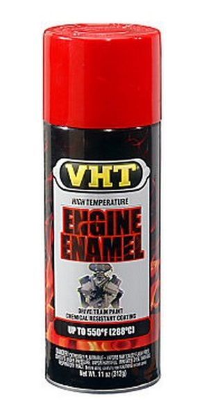 VHT Paints VHTSP119 High Temperature Engine Enamel Spray Paint Gloss Rocket Red 11oz