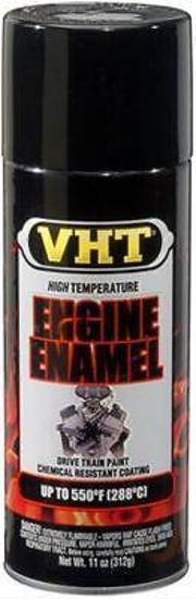 VHT Paints VHTSP124 High Temperature Engine Enamel Gloss Black 11Oz