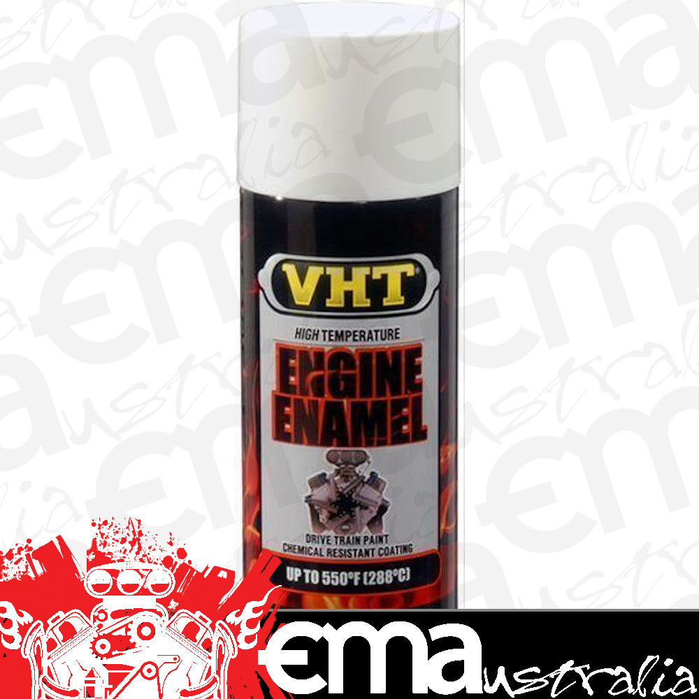 VHT Paints VHTSP129 High Temperature Engine Enamel Spray Paint Gloss White 11oz