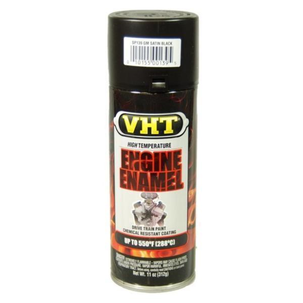 VHT Paints VHTSP139 High Temperature Engine Enamel Paint GM Satin Black 11oz