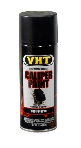 VHT Paints VHTSP739 Brake Caliper, Drum & Rotor Spray Paint 11oz Satin Black