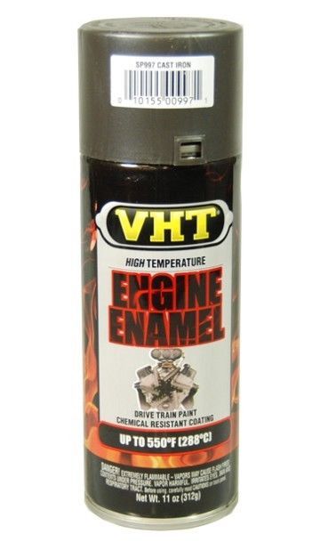 VHT Paints VHTSP997 Nu-Cast Engine Enamel Spray Paint 11oz Cast Iron Grey