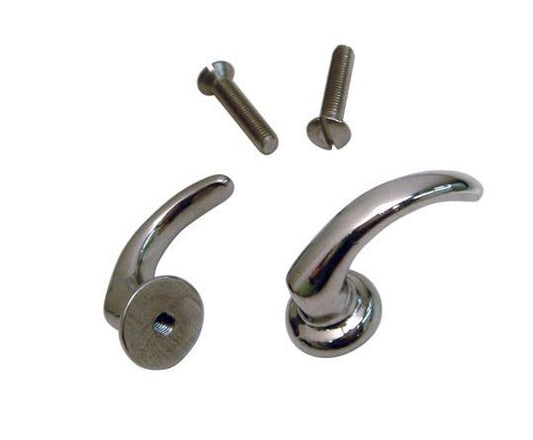 Vintique Inc Windshield Finger Pulls (Suit 1932-36 Ford Roadster, Phaeton) (VI18-37118-S)