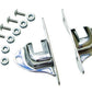 Vintique Inc S/S Firewall Support Rod Brackets (Suit 1933-39 Ford Standard Car) (VI40-8140/41-S)