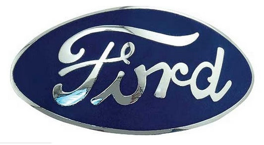 Vintique Inc Porcelain Emblem Blue (Suit 1934 Ford Car) (VI40-8212)