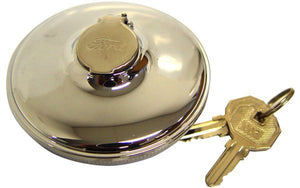 Vintique Inc Ford Script Locking Petrol Cap With Ford Script (Suit 1932-48 Ford Car & 1932-50 Ford Pickup) (VI48-18416)