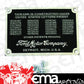 Vintique Inc Firewall Patent Number Plates (Suit 1935-36 Ford) (VI48-18650)