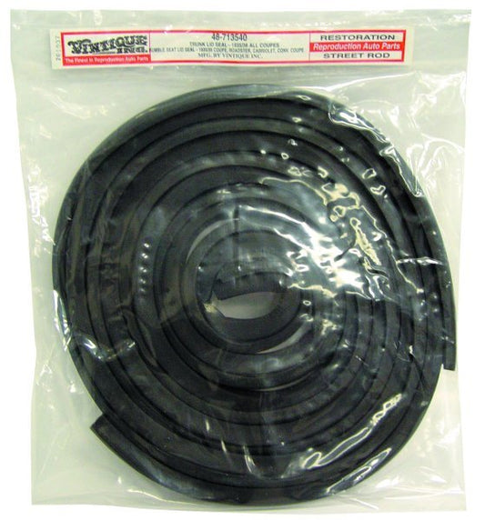 Vintique Inc Boot Lid Seal (Suit 1935-36 Ford Coupe) (VI48-713540)