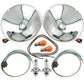 Vintique Inc 12V Halogen Headlight Reflector Kit With Turn Signal (Suit 1935-36 Ford Car & 1935-39 Ford Pickup) (VI4813027QK12TS)