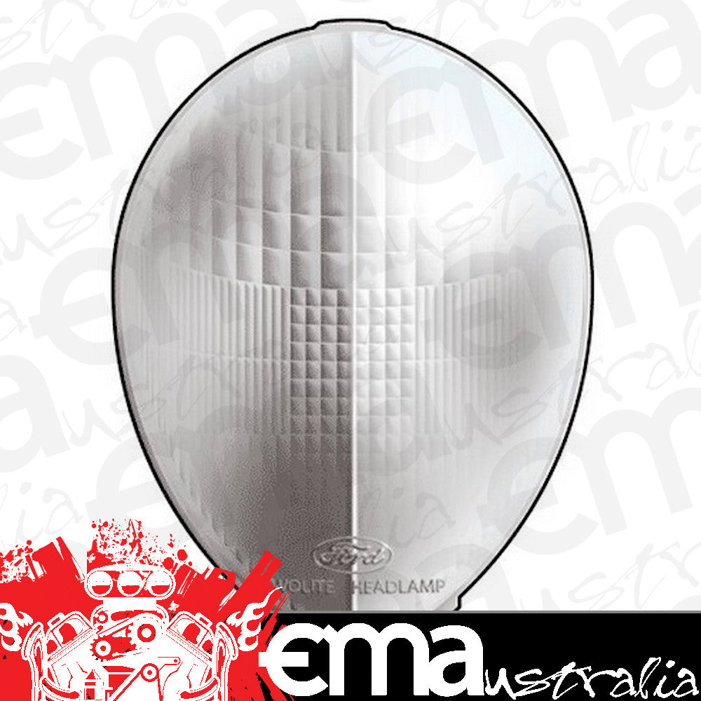 Vintique Inc Headlight Lens With NO Ford Script (Suit 1937-98 Ford) (VI78-13060-S)