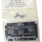 Vintique Inc Firewall Patent Plate With Rivets (Suit 1928-31 Ford) (VIA-18650)
