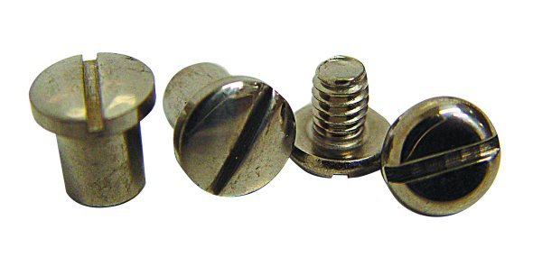 Vintique Inc Polished S/S Pivot Bolt & Nut Set (Suit 1928-32 Ford Closed Car & 1928-34 Pickup (Pair)) (VIA-45475-SS)