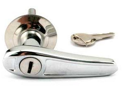 Vintique Inc Chrome Locking Deck Lid Handle (Suit 1928-31 Ford) (VIA-702352)