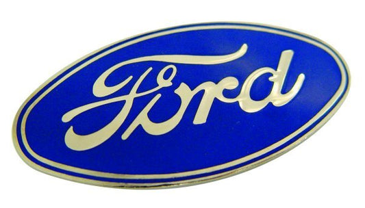 Vintique Inc Radiator Shell Badge (Suit 1928-30 Ford, Blue Cloisonne) (VIA-8212-A)