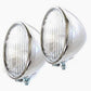 S/S Headlamps (Suit 1928-29 Ford, Fluted Lense, Halogen Globe With Turn Signal) (VIAR-13000AQSTS)
