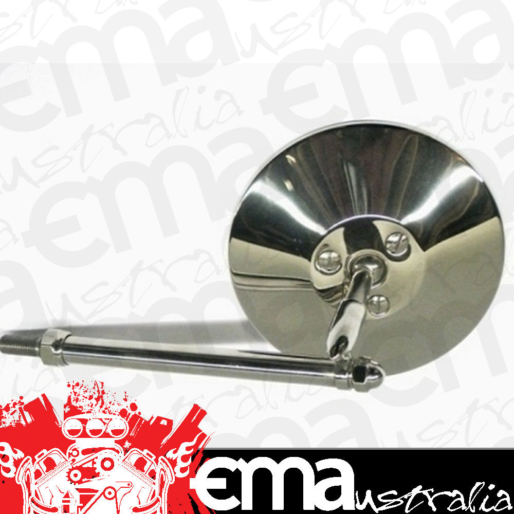 Vintique VIAR-17700-P Chrome Exterior Rear View Mirror (Suit 1928-29 Ford Left & Right Mounts To Windscreen Staunchion) ()