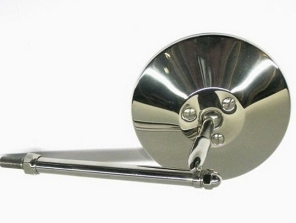 Vintique VIAR-17700-P Chrome Exterior Rear View Mirror (Suit 1928-29 Ford Left & Right Mounts To Windscreen Staunchion) ()