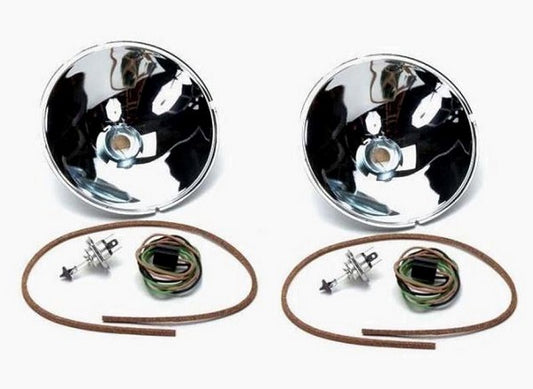 Vintique Inc Headlight Reflector Kit (Suit 1932 Ford Passenger & Pickup) (VIB-13027-QK12)