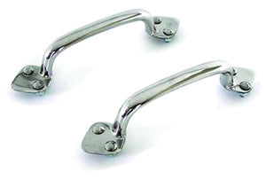 Vintique Inc S/S Bonnet Handles (Suit 1928-32 Passenger Car & 1928-34 Pickup) (VIB-16609-SS)