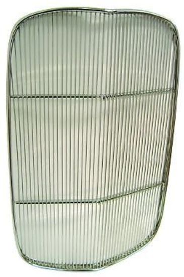 VINTIQUE INC. STAINLESS STEEL GRILLE INSERT 1932 Ford NO CRANK HOLE VIB-8200-SR