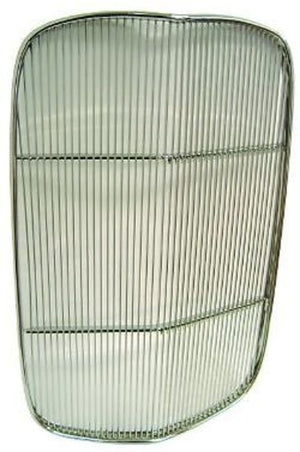 VINTIQUE INC. STAINLESS STEEL GRILLE INSERT 1932 Ford NO CRANK HOLE VIB-8200-SR