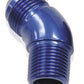 Aeroflow AF523-06-02 45 Deg 1/8" to -6AN Full Flow Blue No Restriction In Bend
