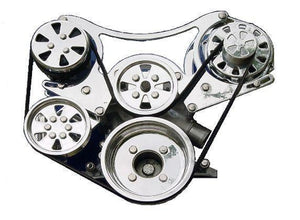VIPS VIPSTT11 Turbo Trac Serpentine Kit A/C & P/S suit Ford SB 289-351W V8
