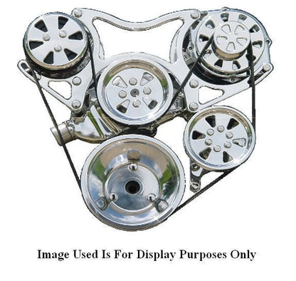 VIPS | VIPSTT2 | Turbo Trac Serpentine Kit w/ A/C No P/S suit Chev SB 265-400 V8
