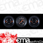 Classic Instruments VS04BBLF Velocity Black - 3 Gauge Set 3-3/8" Speedo & 2x Dual