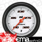 Classic Instruments VS128WBLF Velocity White - Oil Temp Gauge Full Sweep 2-1/8"