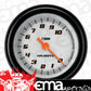 Classic Instruments VS183WBLF Velocity White w/ Black Bezel 2-1/8" Tachometer