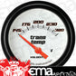 Classic Instruments VS227WBLF Velocity White w/ Black Bezel 2 5/8" Trans Temp.