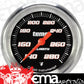 Classic Instruments VS326BAPF Velocity Black - Water Temp Gauge Full Sweep 2-5/8"