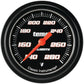 Classic Instruments VS326BBLF Velocity Black - Water Temp Gauge Full Sweep 2-5/8"