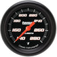 Classic Instruments VS326BBPF Velocity Black - Water Temp Gauge Full Sweep 2-5/8"