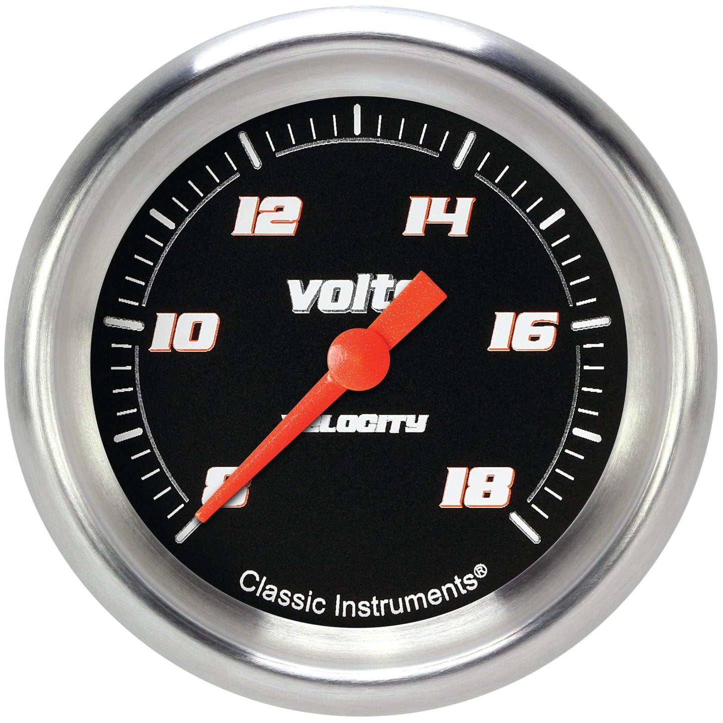 Classic Instruments VS330BAPF Velocity Black2 5/8" Voltage Gauge