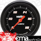 Classic Instruments VS330BBPF Velocity Black2 5/8" Voltage Gauge