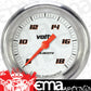 Classic Instruments VS330WAPF Velocity White 2 5/8" Voltage Gauge