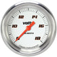 Classic Instruments VS330WAPF Velocity White 2 5/8" Voltage Gauge