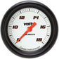 Classic Instruments VS330WBPF Velocity White 2 5/8" Voltage Gauge